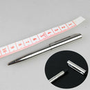 Students Stainless Steel Ball-point Pen Short Spin Office Teens Supplies Sc B2B3
