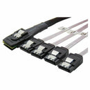 1M Mini SAS SFF-8087 36 PIN to 4 SATA 7 P HD Splitter Breakout Cable