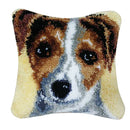 Novelty Dog DIY Latch Hook Kits Cushion Pillow Mat Rug DIY Crafts 43 x 43cm