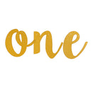 Glitter one Banner Girl Boy 1st Birthday High Chair Baby Shower Party Decor Cy