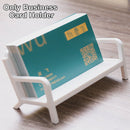 Sofa Shaped Business Card Holder Display Stand Desk Organizer Office Supplies