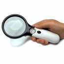 Hot 10X 20X 3 LED Lighting Handheld Magnifier Magnifying Lens Glass Jewelry ME