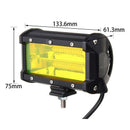 2PCS Waterproof 5inch 72W LED Work Light for Driving Fog Lamp Offroad Truck I5Y5