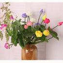 Artificial Flowers Silk Flower Foral Decor Flower Table Arrangement Yellow