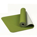 6Mm Tpe Two-Color Non-Slip Yoga Mat Sports Mat 183x61Cm Gym Home Fitness Ta