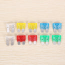 10-30A Trendy Car Fuse Insurance Pieces Set Durable Zinc Alloy Safety Film OS
