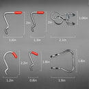 52Pcs Pegboard Hooks Assortment Home Storage Hooks System Peg Board Tool Ha J7D6