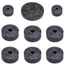 18Pcs Drum Set Cymbal Replacement Parts Accessories(3Pcs Cymbal Sleeves +3P