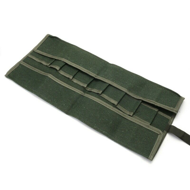 1X(600x430Mm Japanese Bonsai Tools Storage Package Roll Bag Canvas Tool Set