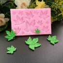 Silicone Fondant DIY Mold Maple Leaves Mould Shaping Cake Baking Decor Y7I4