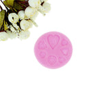 Heart Brooch Silicone Mold Fondant Cake Cooking Tools Cupcake Chocolate Moulds Z