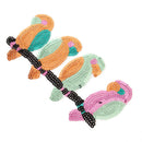 FourParrot Animal Sequins Patches For Clothing Iron On Embroidered AppliqueOZ