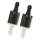 2 Pieces Black Plastic Wiper Washer Windshield Check Valve Right 8532128020