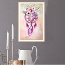 Flower Dream Catcher Round DIY Diamond Painting Embroidery Cross Stitch