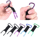 5pc Buckle Climbing Hiking Survival Camping Carabiner Hook Water Bottle ToolC JR