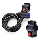 Key Locker Bike Cycling Bicycle Trolly  Motor Security Steel Wire Cable Lock LJ