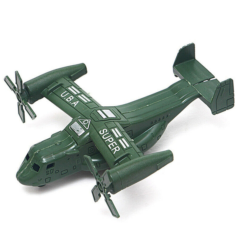 MagiDeal Set Of 17 Simulation Tank Aircraft Soldier Figures  Scene Decor