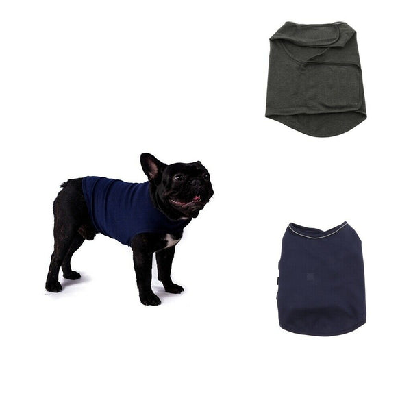 2PCS Dog Anxiety Vest in Cotton, Suitable for Thunder, Fireworks, Vet Visiting,
