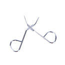 New Scissors Flat Tip Eyebrow Tweezers Clamp Clipper Stainless Removal Tool J~