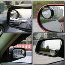 2X Car Accessories Rear View Blind Spot Mirror Adjustable Wide Angle Assist Part