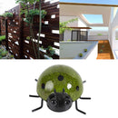 4Pcs/Set Iron Ladybird Wall Hanger Wall Hanging Outdoor Garden Decor Art Crafts