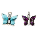 2pcs Butterfly Urn Pendant Memorial Ash Keepsake Exquisite Cremation Jewelry