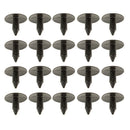 20pcs 25mm Auto Car Nylon Liner Fastener Rivet Push Clip Retainer For Jeep
