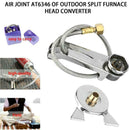 Picnic Camping Stove Burner Split Converter Connector Converter Gas Adapter Z8V5