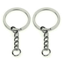 30 Piece Key Chain with Open Jump Ring Connector Key Rings Findings for Jewelry