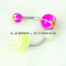 Fashion 50 Pcs Ball Belly Button Jewelry Ring Navel Rings Bar Body-Piercing Gift