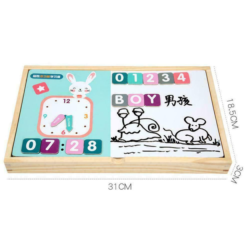 Magnetic Stickers Learning Drawing Board Toys Magnetic Jigsaw Puzzle Educat L8X8
