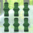 6pcs Tube Garden Watering Hose Connector Fitting Extender Pipe Joint Double Male