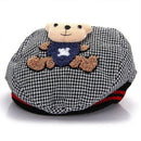 Hat Beret Hat Cap tiles Black and white plaid for infant baby girl boy