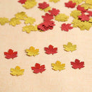 200pcs Aluminum Foil Maple Leaf Shaped Confetti Romantic Wedding Supplies