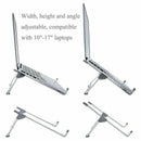 Folding Portable Laptop Stand Viewing Angle/Height Adjustable Quality Alumi