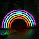 Colorful Rainbow neon sign Wall Lamps Children Baby Room Bedside Night Light new