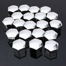 Black Universal Car Wheel NUT BOLT Head Cap Hub Screw Cover Accessories New x20