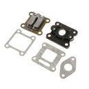 Inlet Reed Valve Gasket Manifold Intake Pipe Set for 47cc 49cc Engine Carburetor