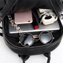 Fashion Women PU Leather Shoulder Bag Teenage Girl College Daypack Backpack