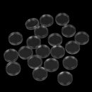20pc18mm Applied Clear Round Cases Coin Storage Capsules Holder Round Plastic TE