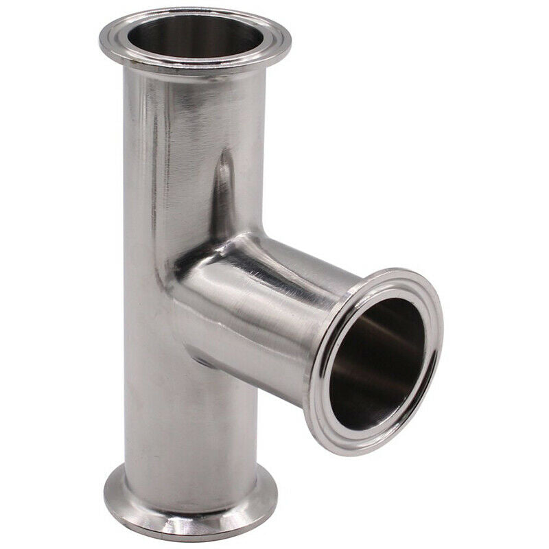 1.5Inch 38Mm Sanitary Tri Clamp 3 Way Tee 304 Stainless Steel Sanitary Ferr F8X5