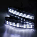 4Pcs Super Bright 8LED White Car Driving Lamp Fog 12V DRL Daytime Running Light