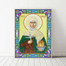 5D DIY Special Shaped Diamond Painting God Cross Stitch Kit Home Wall Decor