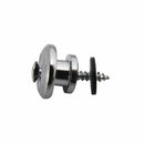 Set of 10PCS Chrome Guitar Strap Buttons Strap Locks Mushrooms Head End Pins