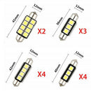 23Pcs Car Inside Light Dome Trunk License Plate Lamp LED White Bulb Read Kit