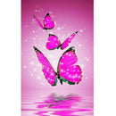 5D DIY Diamond Painting Red Butterfly Embroidery Cross Stitch Mosaic Decor
