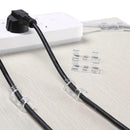 16pcs Cable Clip Wire Organizer Ties Fixer Fastener Holder Work Desktop Clamp AU