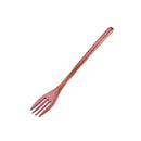 Wooden Long Handle Forks Japanese Wood Salad Dinner Fork Tableware Dinnerwar-