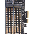 PCIe X4 to NGFF M.2 NVME PCIe M Key SATA B Key 2230 to 2280 SSD AdapterJC&M