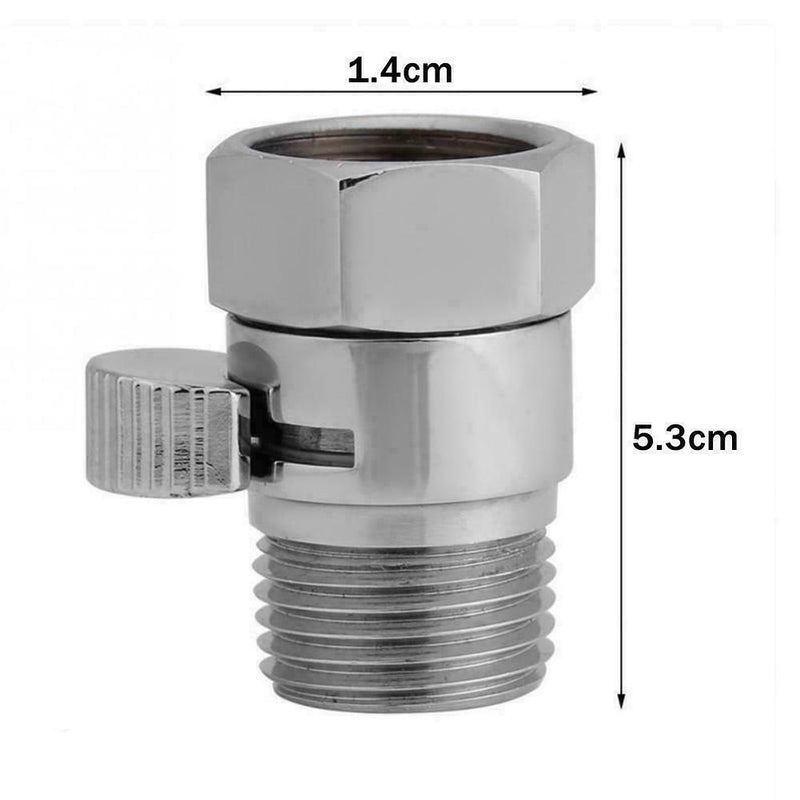1/2" Full Brass Flow Quick Control Shut-OFF Valve Shower Hand Head Saver F7N7